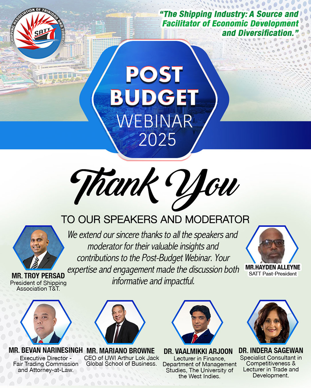 The Post Budget Webinar 2025 Thank You Sponsors & All – The Shipping ...